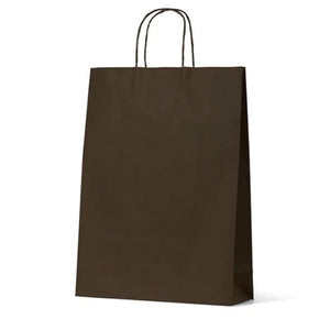 Black Budget Midi Paper Carry Bags on Brown Kraft
