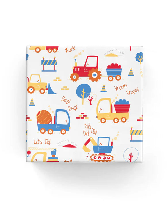 Trucks and Diggers Wrapping Paper  *New Design*
