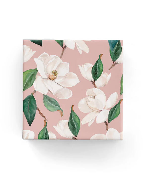 Watercolour Magnolia Dusty Pink Wrapping Paper  *New Design*