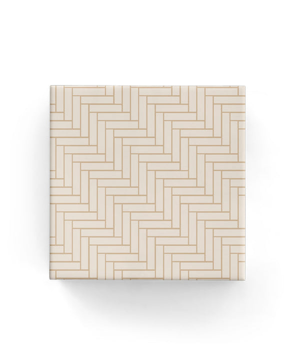 Basket Weave White Wrapping on White Paper 1/2 Price