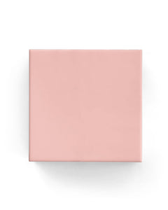 Dusty Pink Wrapping on Matte White Paper