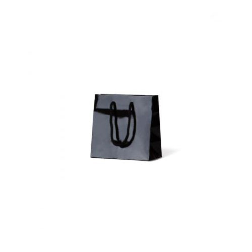 Gloss Laminated Paper Bag Black Petite / Baby
