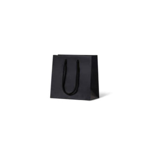 Matte Laminated Paper Bag Black Petite / Baby