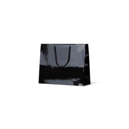 Gloss Laminated Paper Bag Black Madison / Large