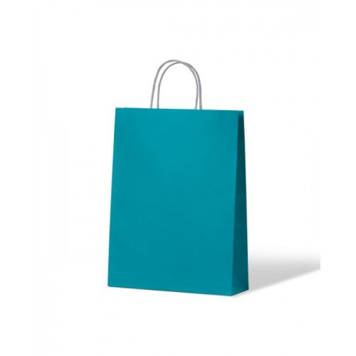 Kraft Carnival Paper Carry Bags Blue Small