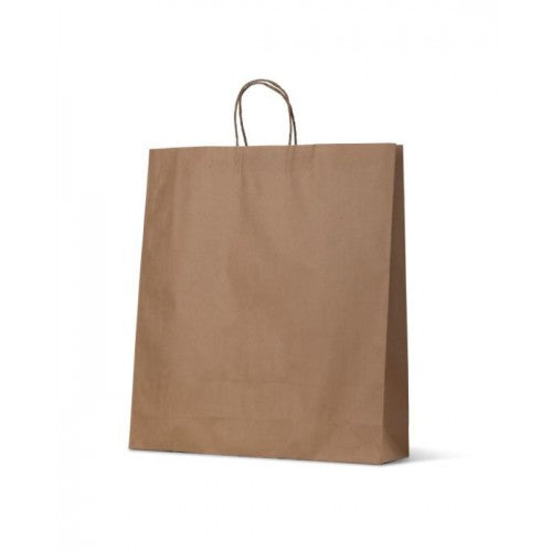 Brown Kraft Paper Carry Bags Extra Large