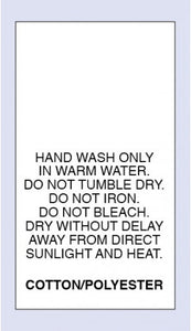 Cotton Polyester Warm Hand Wash