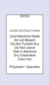 Polyester Spandex Cold Wash