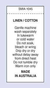 Linen / Cotton on Satin Fabric