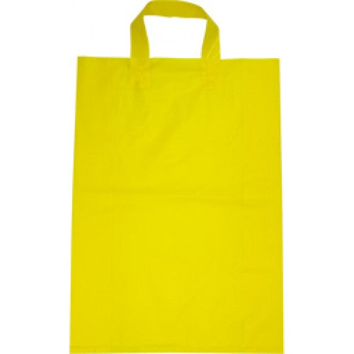 Flexi Loop Yellow Large Plastic Bags Last of Stock 50 % off