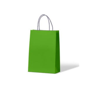 Kraft Carnival Paper Carry Bags Green Junior