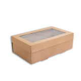Kraft Catering Glazing Box Extra Small with Lid