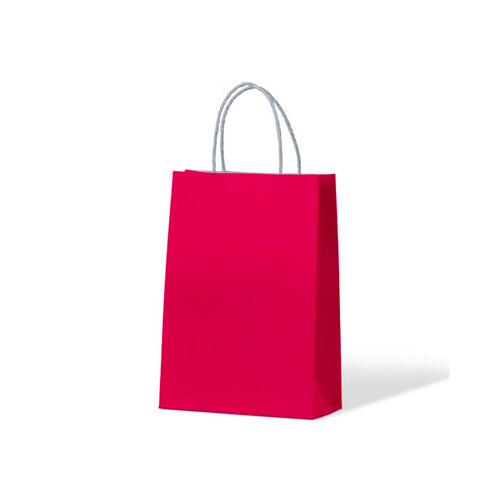 Kraft Carnival Paper Carry Bags Pink Junior