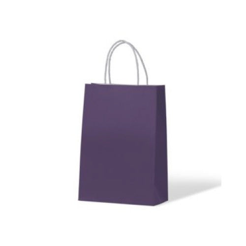 Kraft Carnival Paper Carry Bags Purple Junior