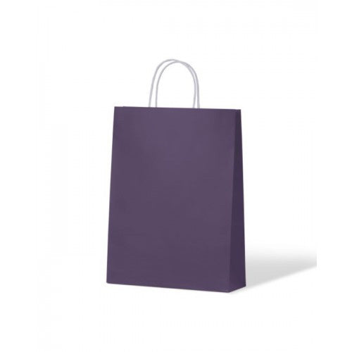 Kraft Carnival Paper Carry Bags Purple Small