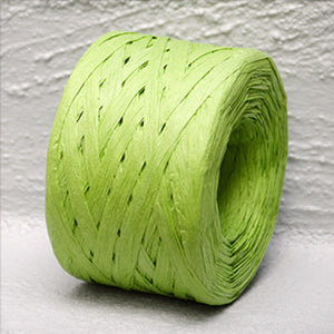Paper Raffia Citrus Green 4 mm x 100 Metres