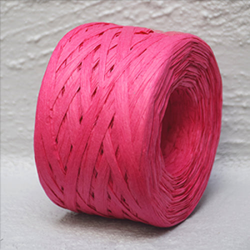 Paper Raffia Hot Pink 4 mm x 100 Metres