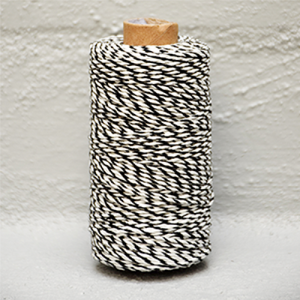Black /White Bakers Twine