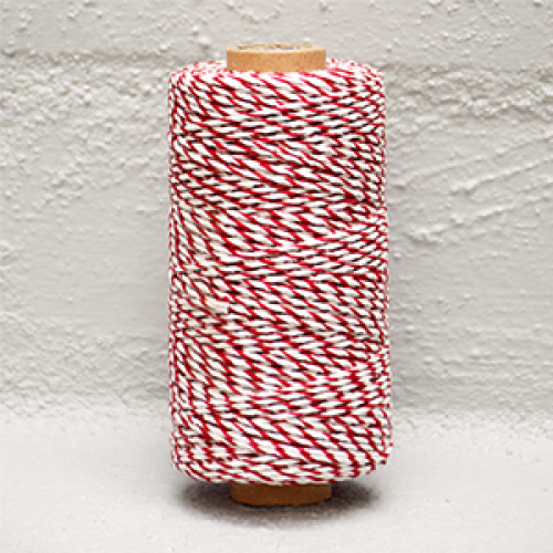Bakers Twine Red/White