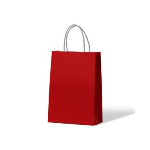 Kraft Carnival Paper Carry Bags Red Small