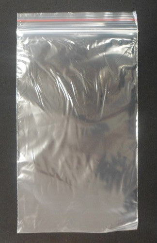 Resealable Snap Lock Press Seal Bags 125mm x 200mm