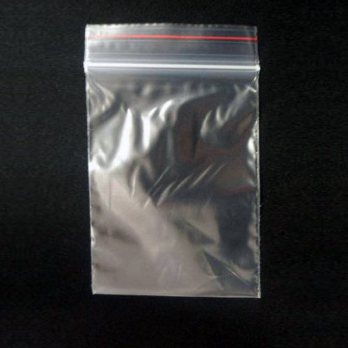 Resealable Snap Lock Press Seal Bags 75mm x 100mm