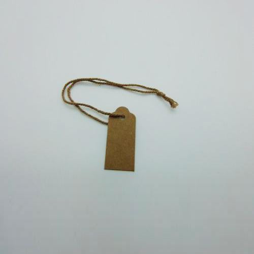 Swing Tags Extra Small Brown Recycled