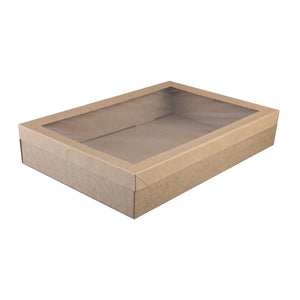 Kraft Catering Glazing Box Extra Large with Lid