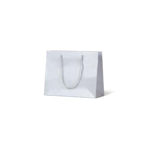 Gloss Laminated Paper Bag White Ruby / Medium