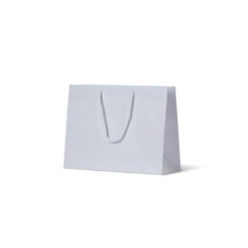 Matte Laminated Paper Bag White Ruby / Medium