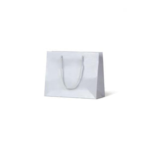 Gloss Laminated Paper Bag White Emerald / Small