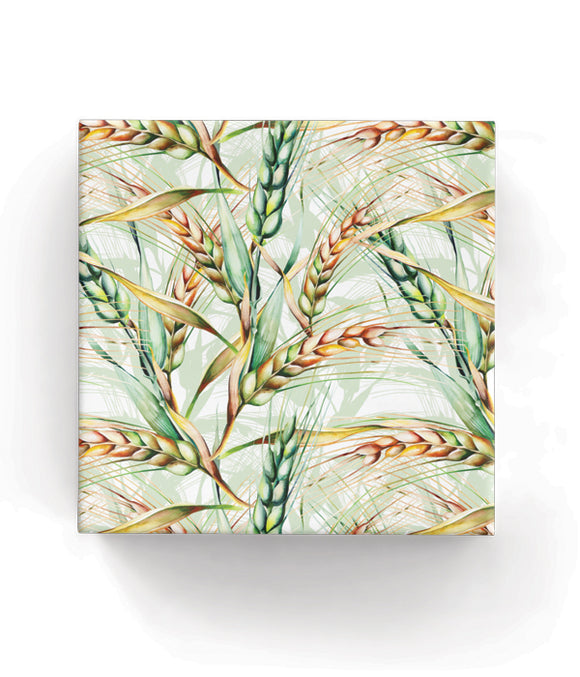 Wheat Wrapping on Matte White Paper