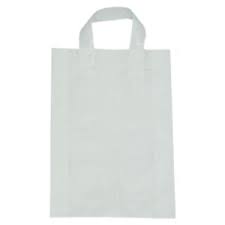 Flexi Loop White Small Plastic Bags Last of Stock 50 % Off