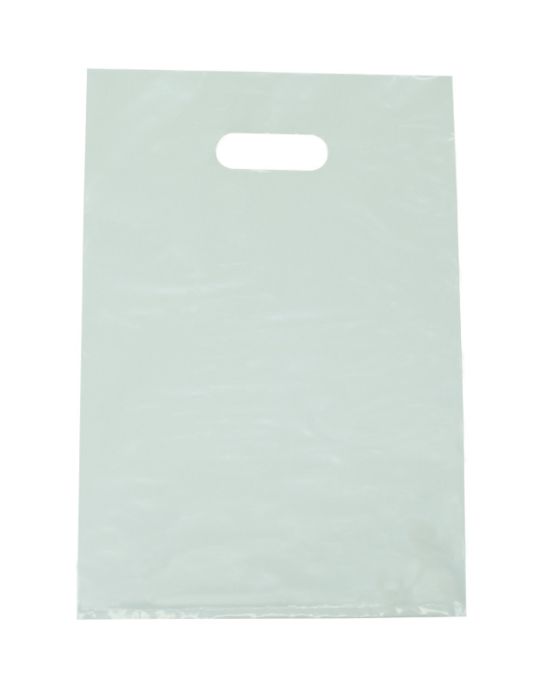 White Baby Plastic Bags 210mm x 230mm
