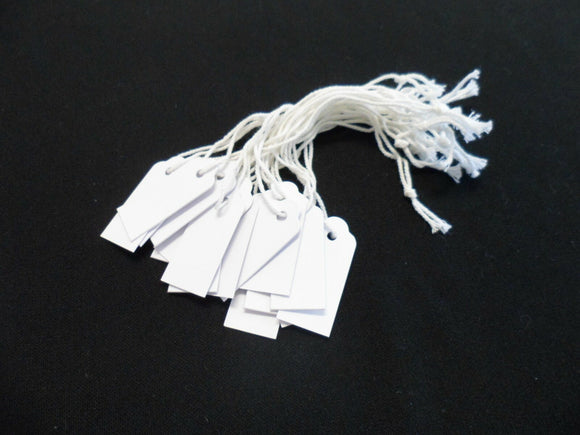 Swing Tags Extra Small White Recycled